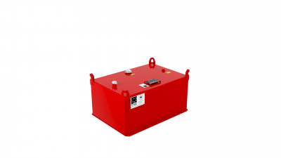Guardian Tanks 1000L (264 USG) Single Wall Mobile Fuel Tank