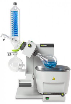Buchi Rotavapor R-300 with 5L Water or Oil Bath Manual Lift Vertical Reflux S Glass Assembly SJ 29/32 joint Glassware