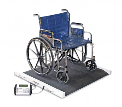 FEI 12-1355 Portable Bariatric Wheelchair Scale, 1100 Lb X .5 Lb., 49X45X8