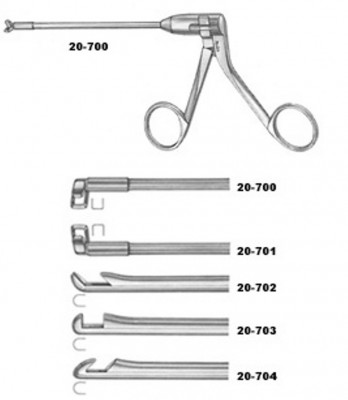 Miltex 20-700 Side-Biting Antrum Punch Forceps Left