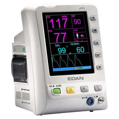 EDAN M3 Vital Signs Monitor W/ Nellcor SPO2. NIBP W/ Nelcor SPO2 & Temp