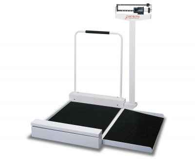 Detecto 495 Mechanical Wheelchair Scale W/400 Lb Capacity