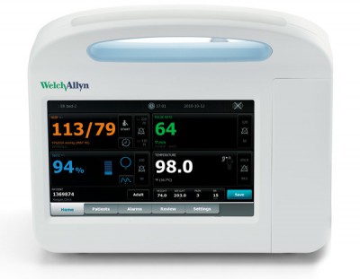 Welch Allyn Connex VSM 6400 Patient NIBP Monitor w/ Masimo Sp02, Bruan PRO 4000 and Printer (64MXPE-B)