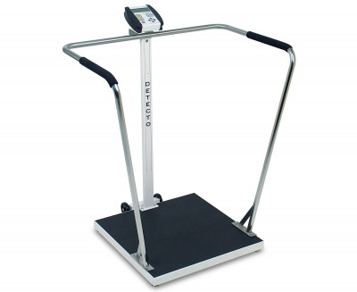 Detecto 6856 Waist-high Stand-on Scale, 1000 Lb. Capacity