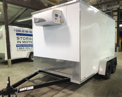 NEW 7' x 12 Walk In Cold Storage Cooler or Freezer Trailer