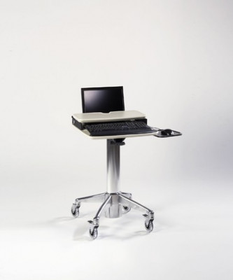 Midmark 6201 Care Exchange Workstation Traditional Style Laptop Cart W/O Cord Tray