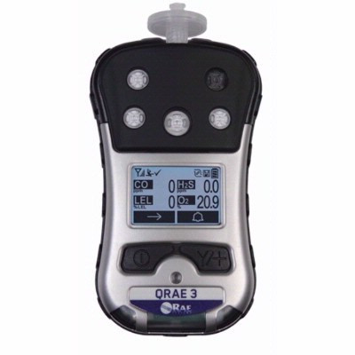 RAE Systems - QRAE III 4-Gas Monitor w/02, C0, H2S & LEL