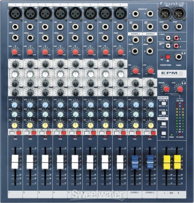 Soundcraft EPM8 8-Channel Audio Mixer