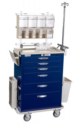 BAC-24 Deluxe Anesthesia Cart Package With Key Lock