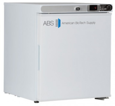 American Biotech ABT-HC-UCFS-0104 Premier Freestanding Solid Door Undercounter or Countertop Refrigerator