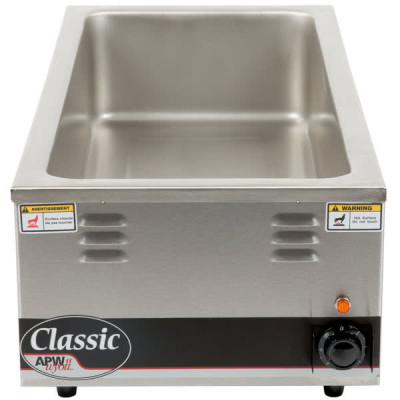 APW Wyott W-43V Countertop Food Warmer w/ (4) Third Size Pan Capacity, 120v
