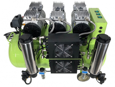 Arbe SAC-060 Tiple-Head Ultra Clean Oil-Less Compressor
