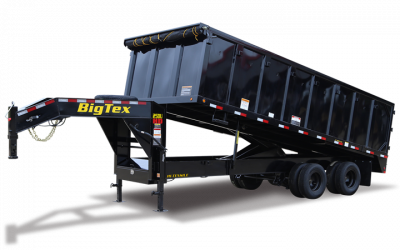 BIG TEX 25DU 25,900#,TD,DU,(8X20) 4SIDES BLACK,8 SLIDE IN RAMPS