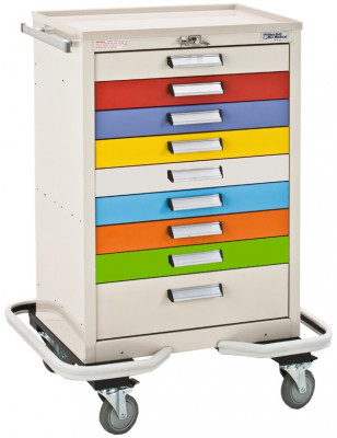 BLUE BELL 08S30-114 BAC-30 PEDIATRIC CRASH CART BASIC PACKAGE