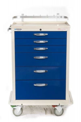 Blue Bell BAC-30 Basic Anesthesia Cart Package W/ Key Lock