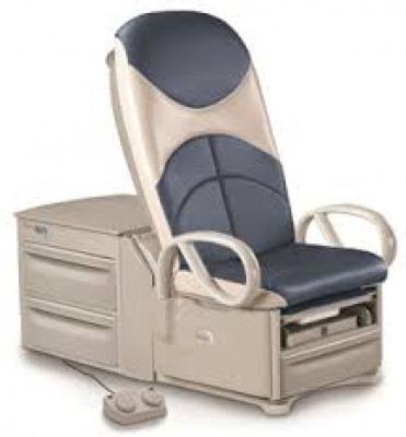 BREWER ACCESS™ HIGH-LOW EXAM TABLE 700 W/ POWER BACK & 700LB CAPACITY with Plush Upholstery