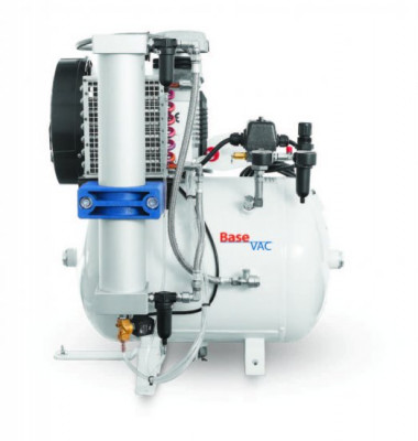 BaseVac S-Series Oil Free Dental Air Compressor (1.5 to 4 Users)