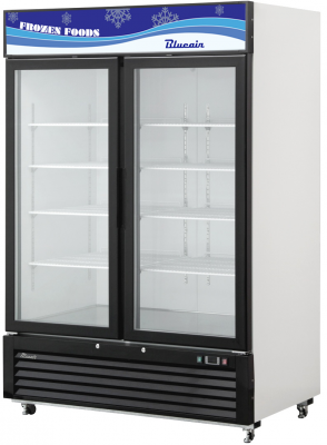 Blue Air BKGF49-HC 49 CuFt. 2 Glass Door Freezer (Swing)