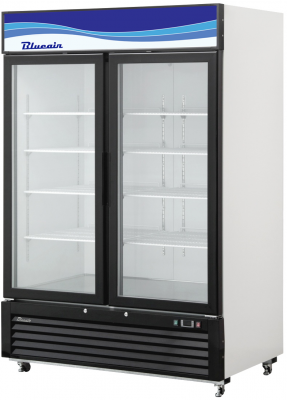 Blue Air BKGM49-HC 49 CuFt. 2 Glass Doors Refrigerator (Swing)
