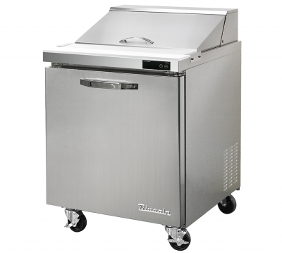 Blue Air BLPT28-HC 1 Door All Stainless Prep. Table with 6 Pans / 28in.