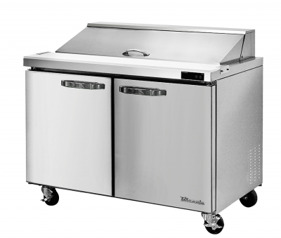 Blue Air BLPT60-HC 2 Doors 60in. All Stainless Prep. Table with 16 Pans / 60in.