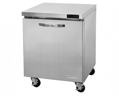 Blue Air BLUF28-HC 1 Door All Stainless Undercounter Freezer / 28in.