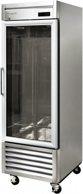 Blue Air BSR23G-HC 1 Glass Door Stainless Refrigerator, Bottom Mounted