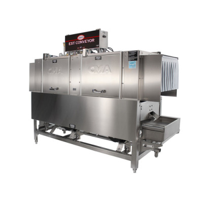 CMA Dishmachines EST-66 L-R Dual Temp Conveyor Dishwasher + Booster Heater