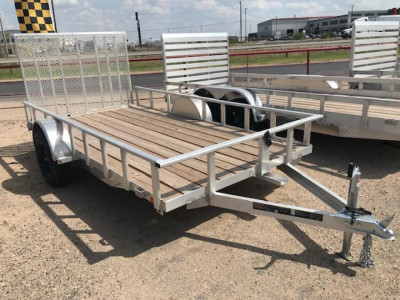 COM6 6 X 12 WOOD FLOOR ALUMINUM UTILTY TRAILER