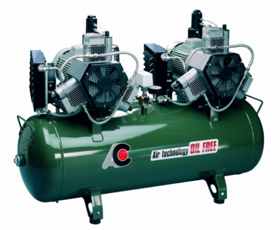Cattani Twin Head 3 Cylinder Oilless Compressor