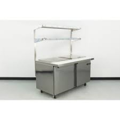 Continental SW60-24M Refrigerated Counter Mega Top Sandwich / Salad Prep Table