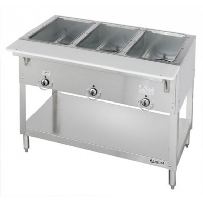 Duke 303 Aerohot Steamtable Hot Food Unit, 3 Wells & Carving Board, Propane