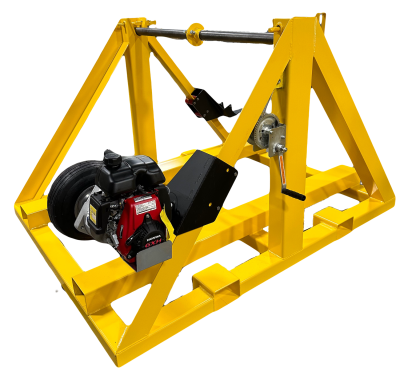 Reel EZ Power Rack with EZ Power Assist Cable Reel Trailer