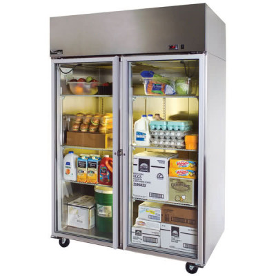 Endura by Master-Bilt 2 Door Reach In with Glass Doors