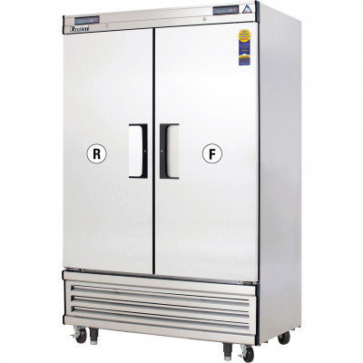 Everest EBRF2 2 Door (1/2 Ref & 1/2 Fzr) Dual Temp, 54 1/4in.