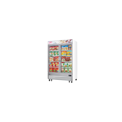 Everest EMGF48 2 Glass Door Freezer, 48 cu ft