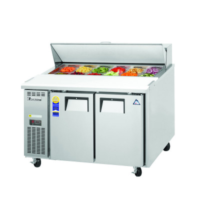 Everest EPR2 2 Door Sandwich Prep Table, 47 1/2in.