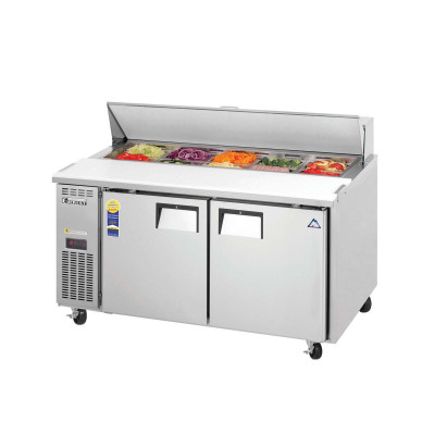 Everest EPWR2 2 Door Sandwich Prep Table, 59 1/2in.