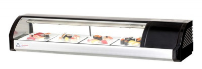 Everest ESC59R 5ft Self Contained Countertop Refrigerated Display Case - Right Comp Mount