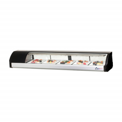 Everest ESC71L 6ft Self Contained Countertop Refrigerated Display Case - Left Comp Mount