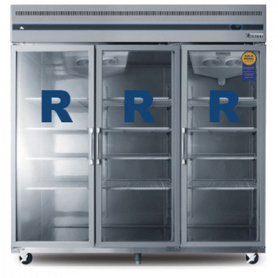 Everest ESGR3A 3 Glass Door (Swing)  Refrigerator, 75in.