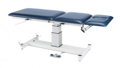 FEI 15-1539 Treatment Table - Three Section Top With Elevating Center Section, Pedestal Design