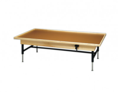 FEI 15-2049 Manual Hi-Lo Raised-Rim Mat Platform, 8'X6'