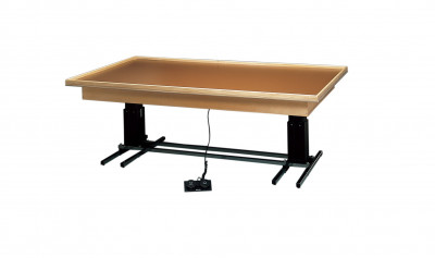 FEI 15-2084 Deluxe Electric Hi-Lo Mat Table With Permanent Mat, 8'X6'