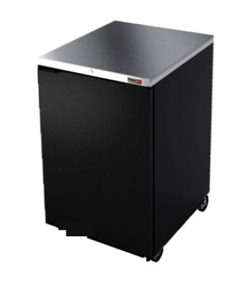 Fagor 24 Black-Finish Back Bar Cooler- 415 Cans, FBB-24