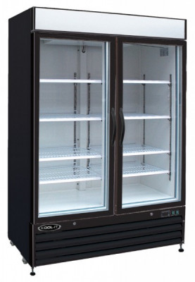 Fagor 2 Glass Door Merchandiser Freezer FMD-37F Commercial