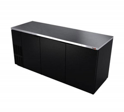 Fagor 79 Black-Finish Back Bar Cooler- 1092 Cans, FBB-79