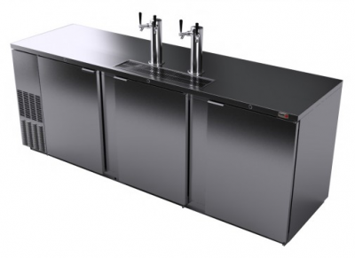 Fagor 95 Black-Finish Direct Draw Beer Cooler- 5 Keg, FDD-95