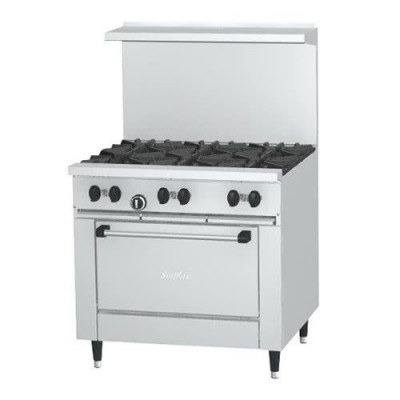 Garland Sunfire X36-6R Economy Gas Commercial Range