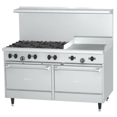 Garland Sunfire X60-6G24RR Economy Gas Commercial Range